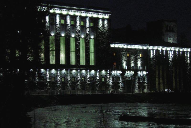 Архитектурно-художественное освещение на ГЭС